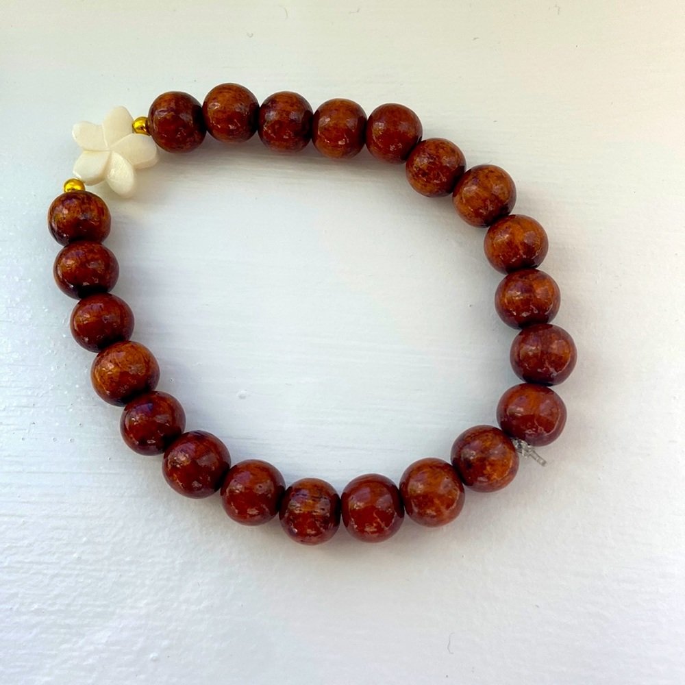 New! Hawaiian earrings, bracelet, and small pouch 🌺 - Picture 2 of 7